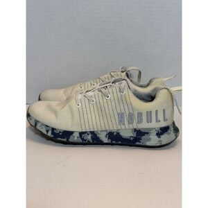 NOBULL Matryx White/ Camo Bottom Lace Up Golf Shoes Men's Size 7.5 Women's 9